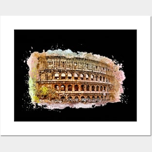 Rome Colosseum Posters and Art